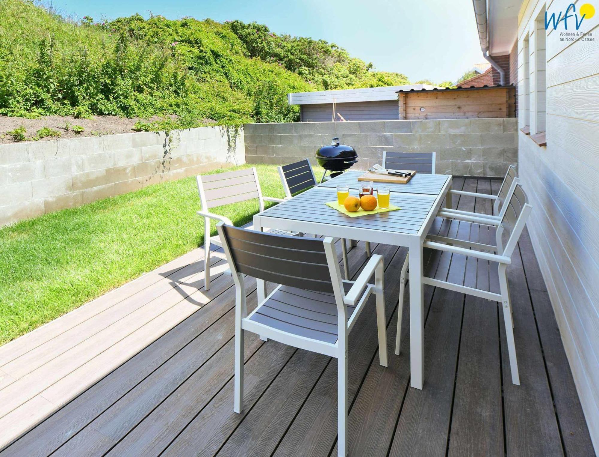 Haus Strandperle - Ferienwohnung Erdgeschoss Juist Bagian luar foto